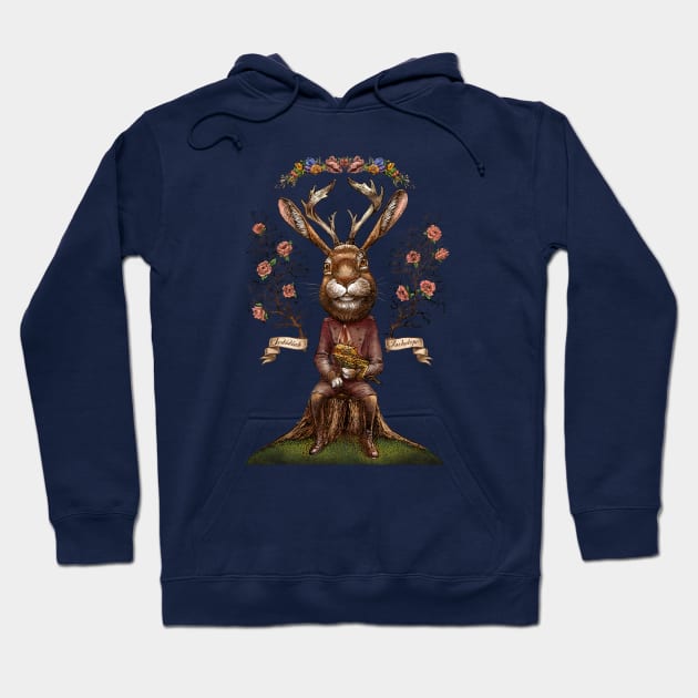 Jedidiah Jackalope Hoodie by ChetArt